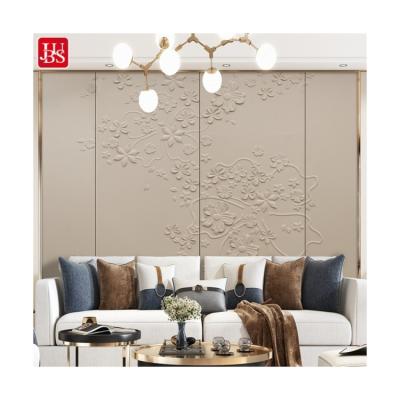 China Modern hot new products embossed wallpaper hotel living room style 3d minimalist wallpaper brick for sale