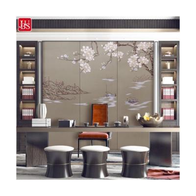 China Modern factory directly sell antique style painting design 3D wallpaper design decor wallpaper for sale