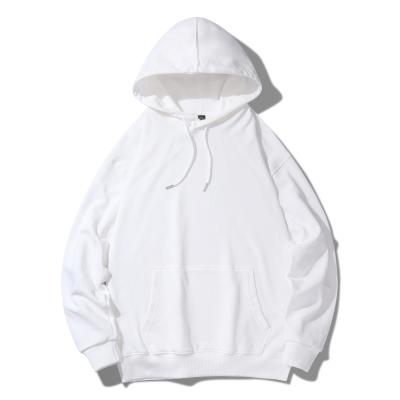 China FODARLLOY Fashion Vintage Hoodie OEM Streetwear Essentials Oversize Unisex Pull Coat Men's Hoodies Pullover White for sale