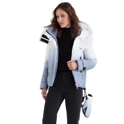 China FODARLLOY Cheap and high quality Thick Cotton-Padded Jackets Printed Woman Collar Puffer Bubble Coat jackets for sale