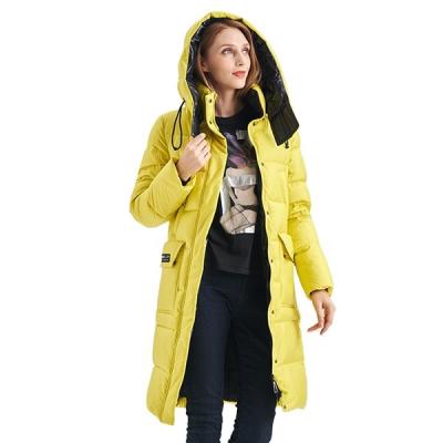 China FODARLLOY 2022 custom wholesale Winter Thicken Coat warm casual Hooded Windproof Cotton-Padded Jacket Women for sale