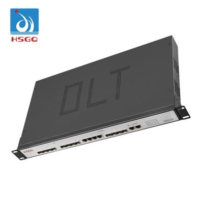 China FTTX Network Solution HSGQ-E08 FTTH OLT 8 PON PORT High Quality Fiber EPON OLT for sale