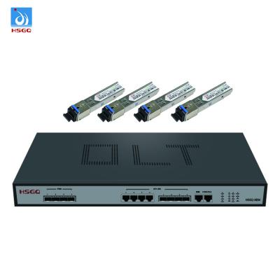 China FTTH FTTB FTTX HSGQ-XE04 KIT Epon 4*10GE port Olt PX+ HuaweiI ZteE VsolL fiber stick compatible olt for sale