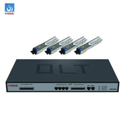 China FTTH FTTB FTTX HSGQ-XE04 KIT Epon 4*10GE port Olt PX++ HuaweiI ZteE VsolL fiber stick compatible olt for sale