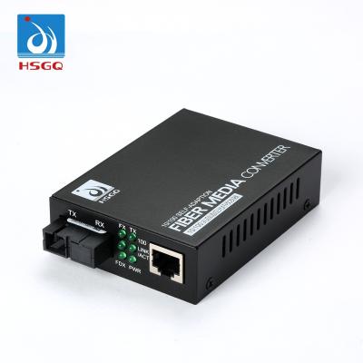 China FTTH FTTH FTTB FTTX Network Premium SC FTTH HSGQ Media Converter 20km Simplex Fiber Optic Media Converter for sale