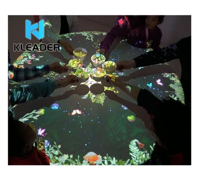 China Customization round table puzzle game table top smart interactive children's puzzle interaction early childhood education interactive equipment support for sale