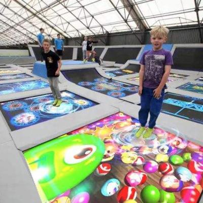 China Other factory price interactive projection trampoline magic interactive 3d game floor for event for kids show 3000 15kg 850W for sale