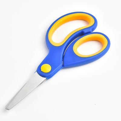 China Children Paper Cutting Amazon Hot Selling 5 Inch Child Scissors Colorful Student Scissors for sale