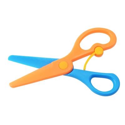 China Safe Preschool Practicing Scissors Art Craft Paper Scissors Child Safety Scissors for sale