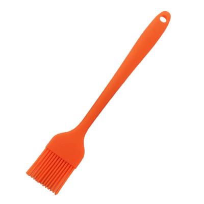 China Viable Resist High Temperature Silicone Pastry Brush Frying Oil Brush Kitchen Basting Baking Brush for sale