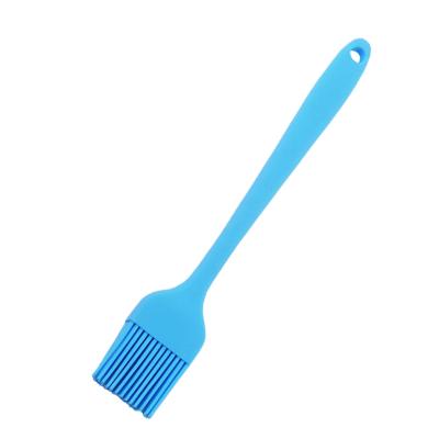 China Viable Resist High Temperature Silicone Pastry Brush Frying Oil Brush Kitchen Basting Baking Brush for sale