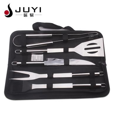 China Easily Cleaned Wholesale Stainless Steel Barbecue Grill Set BBQ Tool Utensil Set For Cooking for sale