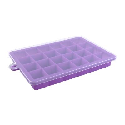 China Making Ice Cube Amazon 2021 Hot Selling Premium Food Grade Silicone Ice Cube Tray Ice Cube Container Ice Cube Molds for sale