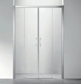 Chine Aluminium, porte à grille, porte double coulissante encadrée, porte de douche à écran de bain à vendre