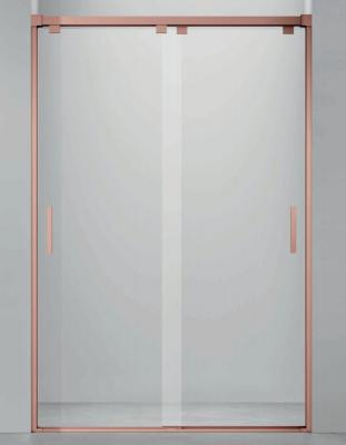 China Aluminum,Double Sliding Door ,Bathroom Shower Room,Rose Gold Brushed for sale