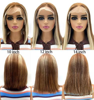 China Straight T Lace Front  With Baby Hair Bob Wig New Arrival Lace Front Pixie Human Short With Baby Hair Straight Bob Wig for sale