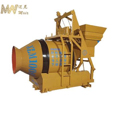 Chine Self Loading Concrete Automatic Pan Mixer Transit Machines Electric Mixtures à vendre