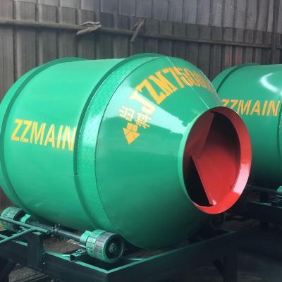 Cina Factory Cement Mixtures Machinery Truck Vibrator Mobile Concrete pan Mixer concrete batching plant from zzmain in vendita