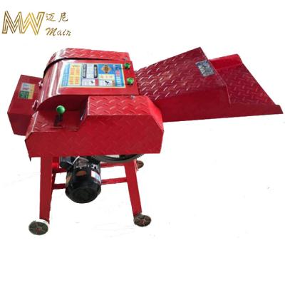 China Factory Electric Motor Outlet Animal Feeding Chaff Cutter Straw Chopper Machine en venta