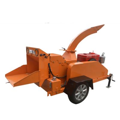 China Trailer Mounted Tree Branch Shredder Customized Wood Chipper Leaf Shredder à venda