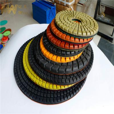 China Rubber Backed Diamond Polishing Pads For For Concrete And Terrazzo à venda