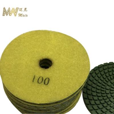 China Competitive price with high quality dry and wet polishing pads three steps à venda