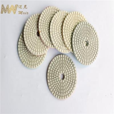 China Rubber Backed Diamond Polishing Pads For Stone Marble Sponge Polish à venda