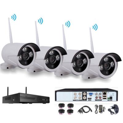 중국 CCTV System NVR Kit Wireless WiFi Ip Camera 4CH 1080P 2MP Outdoor Waterproof IP66 판매용