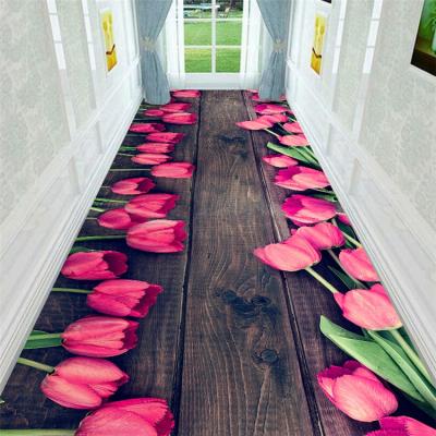 China Good quality anti-slip modern hallway 3d printed carpets for sale for sale