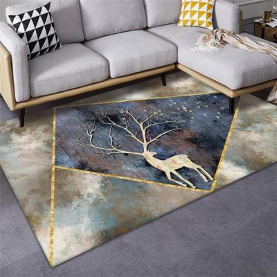 China New Anti Slip Anti Slip Simple Modern Design Luxury Living Room Blanket Carpet for sale