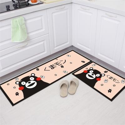 China Good Quality Washable Customized 3d Printing Kitchen Room Anti-Slip Mats for sale