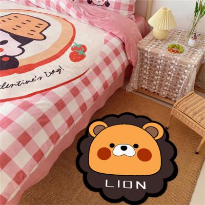 China Customized Anti-slip Funny Cartoon Kid's 3d Printing Play Mats And Rugs for sale