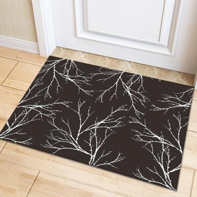 China Waterproof Black Machine Made Customized Wholesale Entrance Floor Mats for sale