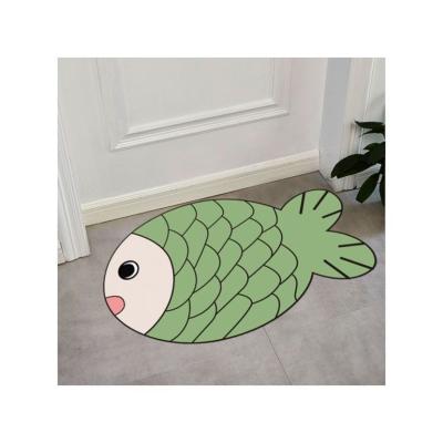 China 3D Anti-Slip Printing Mat New Mediterranean Style Living Room Kids Bathroom Rugs Home Kitchen Rug Crawling Blanket for sale