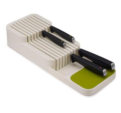 China Viable for Cutlery Knife Block and Cutter Block Kitchen Cutlery Block Kitchen Cutlery Drawer Organizer Tray Knife Holder Double-Layer Design Kitchen Knife Holder for sale