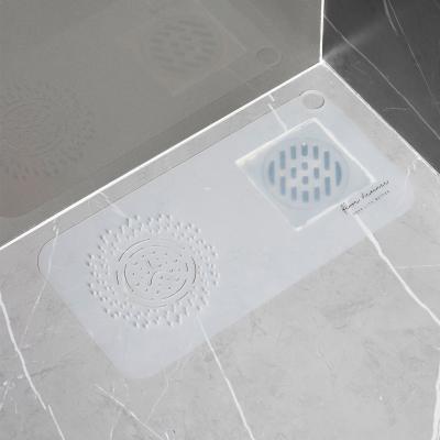 China Practical Reusable Reusable Hair Catcher Durable Silicone Floor Drain Cover Bathroom Shower Drain Cover Kitchen Sink Cover for sale