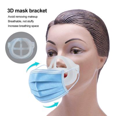 China Protect nose pads lipstick protection 3D PE masked bracket disposable facemask associate masked pad filter for sale