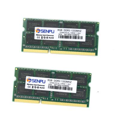 China Original Laptop RAM Chip Quality Assurance 1600Mhz 8Gb DDR3 Ram Laptop OEM for sale