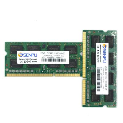 China Laptop RAM Sale DDR3 2GB 1333MHZ High Performance 1-5 USD for sale