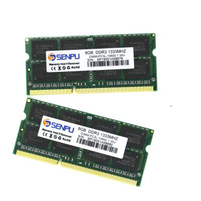 China High performance 8gb ddr3 1600mhz SODIMM DDR3 ram ddr3 8gb for sale