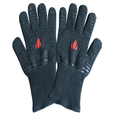 China Anti-heat BBQ Extreme Heat Resistant Gloves Flame Retardant Indoor Outdoor Use High Dexterity Handling BBQ for sale