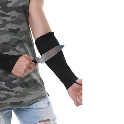 China Anti-Cutting Sleeves Hole Level 5 Protection Cutting Safety Heavy Duty Knife Protective Arm Guard for sale