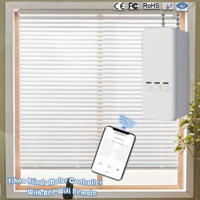 China ROMAN Mobile Phone Remote Control Smart Motorized Blind Motor in Plissee Blind Bedroom Roller Blind for sale