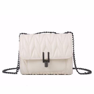 China Cross the latest fasion leather lattice - body bag candy fashion trend handbag purses and luxury custom handbags women for sale