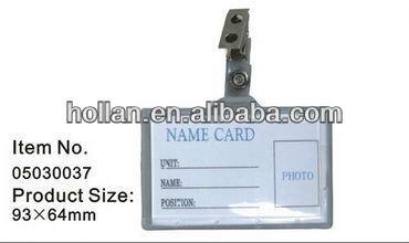 China Office Name Badge Identification High Quality Clear Plastic Card Case 05030037 for sale