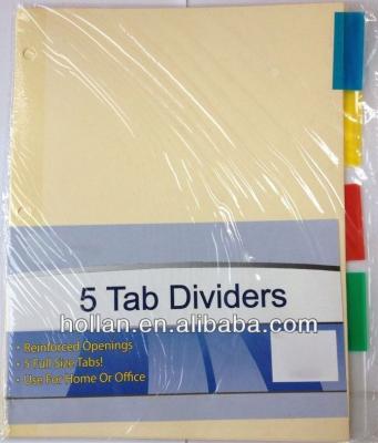 China For Home and Office High Quality Mylar Index Divider for sale