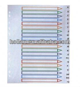 China High Quality A4 Index Paper Dividers for sale