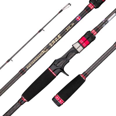 China Super Powerful Hard Fishing Carbon 16kgTest 46T Big Fish Hunter Long Distance Bait Casting Rod Carbon 2.1m/2.28m/2.4m for sale