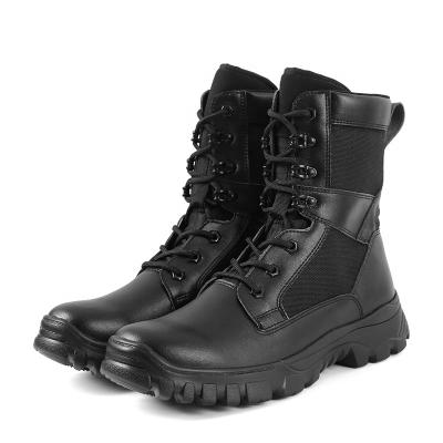 China Fashion Breathable Lightweight Leather Waterproof Anti-slippery High Cut Comfortable Combat Boots For Women for sale