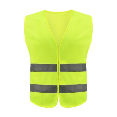 China Custom Universal Bike Waist Visibility Logo Yellow Multicolor Bright Reflective Reflective Signal Light Vest For Running for sale